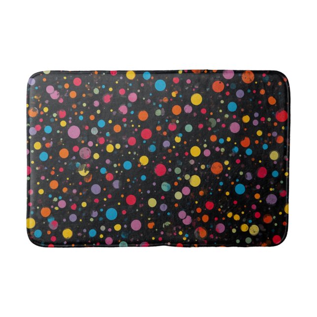 Alfombrilla De Baño Patrón de Lunares  (Anverso)