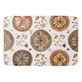 Alfombrilla De Baño Patrón de Mandala de otoño