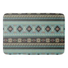 Alfombrilla De Baño Patrón de manta nativa