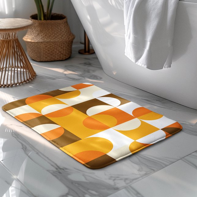 Alfombrilla De Baño Patrón de medias tintas amarillas Naranja blanco m (Subido por el creador)