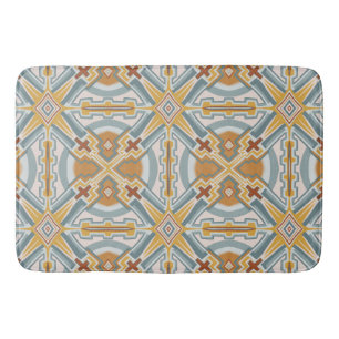Alfombrilla De Baño Patrón de mosaico geométrico Santa Fe