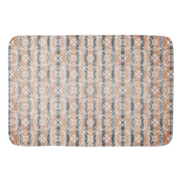 Alfombrilla De Baño Patrón de mosaicos y rayas de círculo