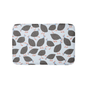 Alfombrilla De Baño Patrón de pájaro guineano