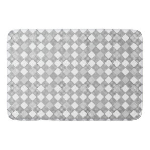 Alfombrilla De Baño Patrón de parches de verificación 01 w