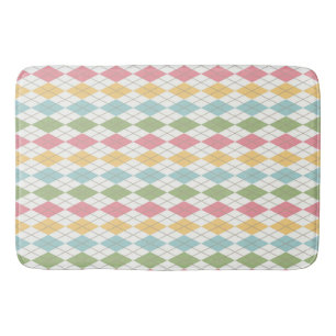 Alfombrilla De Baño Patrón de Pastel Argyle