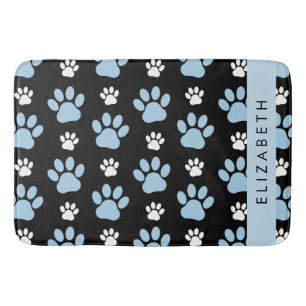 Alfombrilla De Baño Patrón De Patas, Patas Azules, Patas De Perro, Tu 