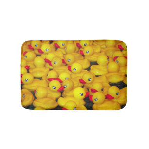 Alfombrilla De Baño Patrón de patos de goma amarillos