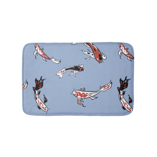 Alfombrilla De Baño Patrón de peces Koi Carp (Anverso)