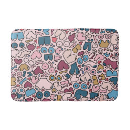 Alfombrilla De Baño Patrón de pecho neutro