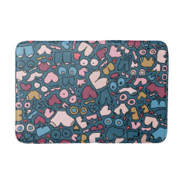 Alfombrilla De Baño Patrón de pecho neutro