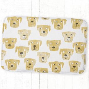Alfombrilla De Baño Patrón de perro recuperador de Labrador dorado lin