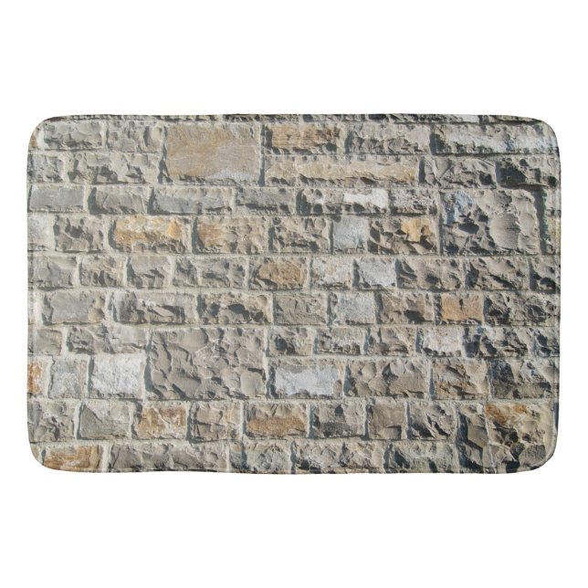Alfombrilla De Baño Patrón de piedra (Anverso)