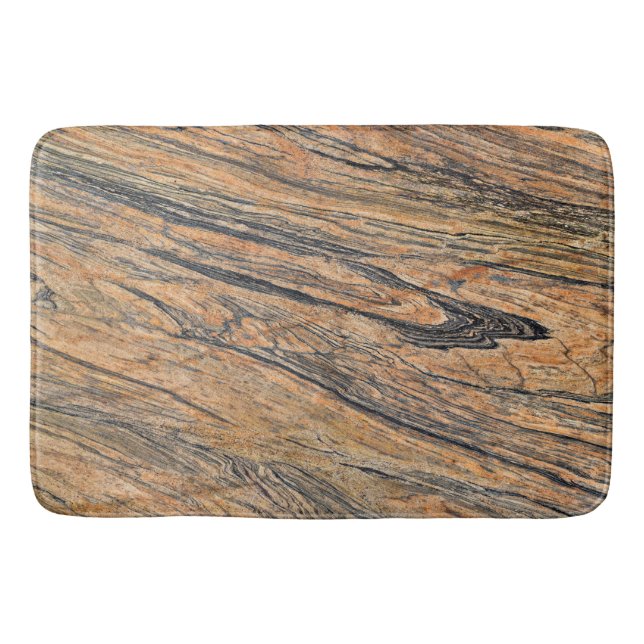 Alfombrilla De Baño Patrón de piedra natural Masa de baño (Anverso)