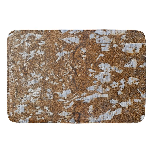 Alfombrilla De Baño Patrón de piedra natural Masa de baño (Anverso)