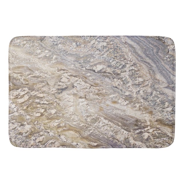 Alfombrilla De Baño Patrón de piedra natural Masa de baño (Anverso)