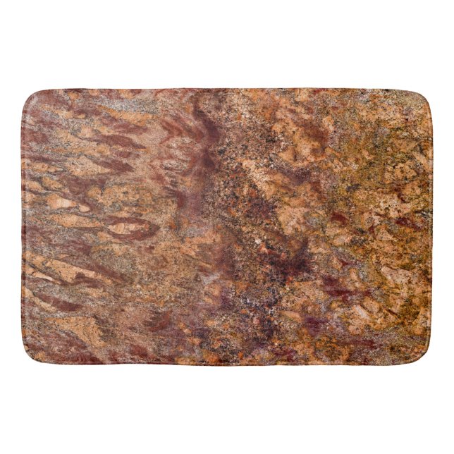 Alfombrilla De Baño Patrón de piedra natural Masa de baño (Anverso)