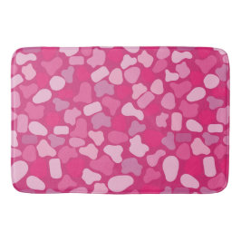 Alfombrilla De Baño Patrón de Piedra Rosa-