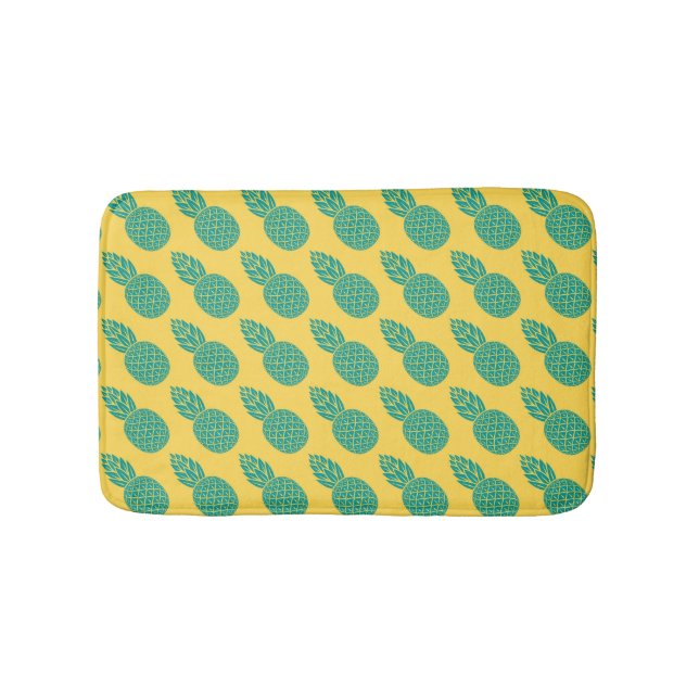 Alfombrilla De Baño Patrón de piña (Anverso)