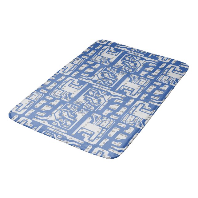 Alfombrilla De Baño patrón de placa de circuito (Angular)