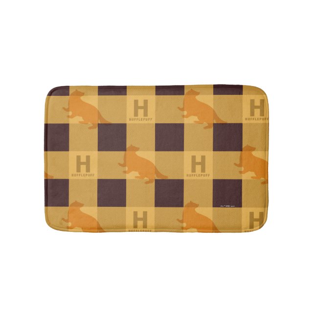 Alfombrilla De Baño Patrón de placa de comprobación HUFFLEPUFF™ (Anverso)