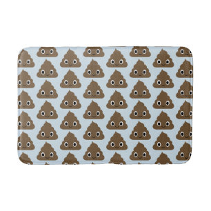 Alfombrilla De Baño Patrón de poop de cuta - Montones Adorables de Doo