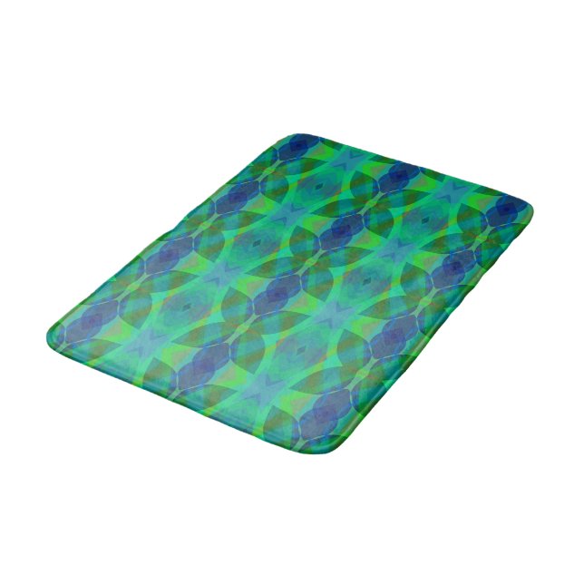 Alfombrilla De Baño Patrón de primavera (Angular)