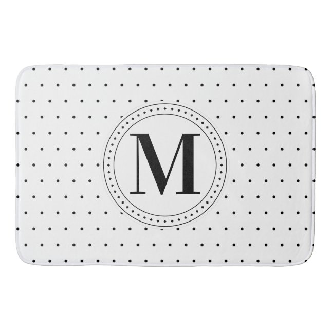 Alfombrilla De Baño Patrón de puntos (Anverso)