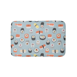 Alfombrilla De Baño Patrón de rollo Sushi Nigiri Maki