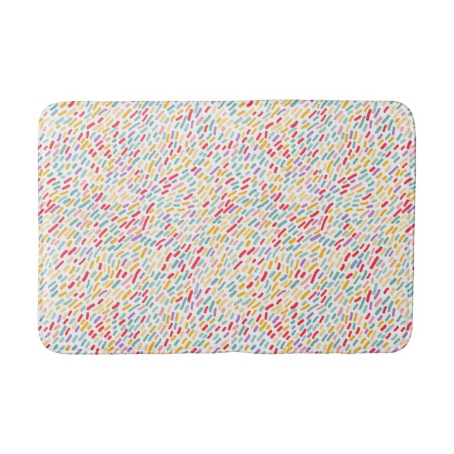 Alfombrilla De Baño Patrón de salpicadura de golosinas (Anverso)