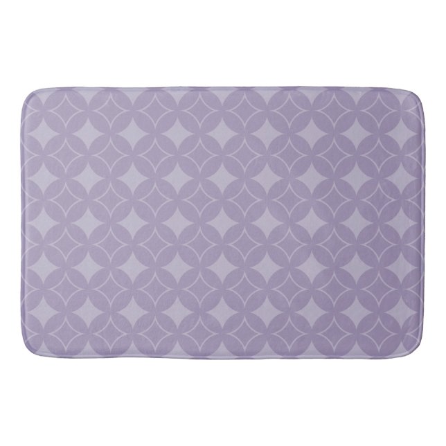 Alfombrilla De Baño Patrón de shippo lavanda (Anverso)