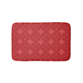 Alfombrilla De Baño Patrón de shippo rojo