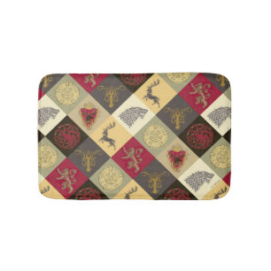 Alfombrilla De Baño Patrón de Sigil de Juego de Tronos