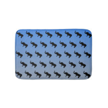 Patrón de silueta elefante