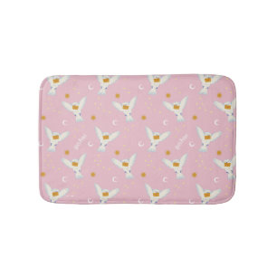Alfombrilla De Baño Patrón de solsticio Hedwig Pink