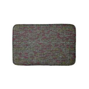 Alfombrilla De Baño Patrón de terminal del desarrollador