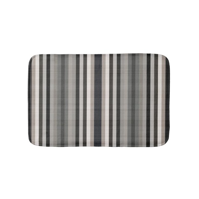 Alfombrilla De Baño Patrón de tonos terrosos (Anverso)