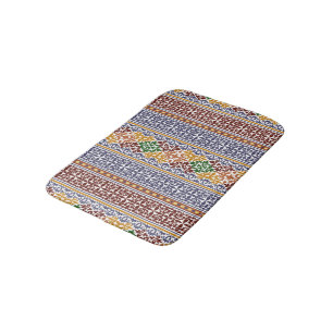 Alfombrilla De Baño patrón étnico elegante