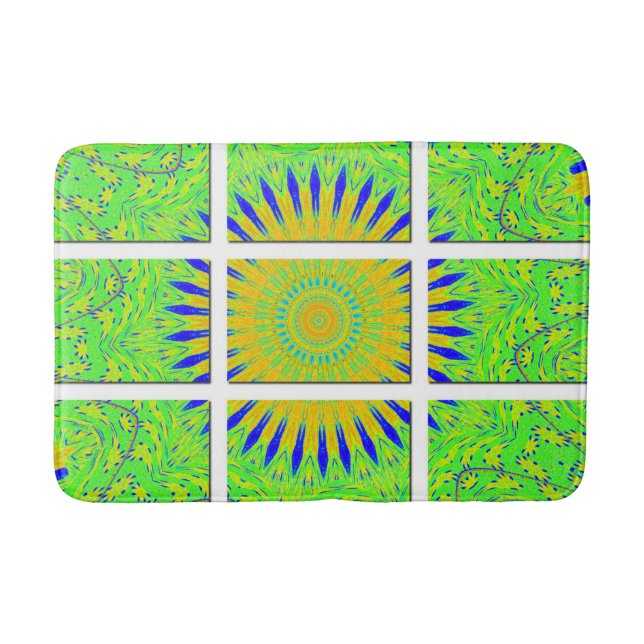 Alfombrilla De Baño Patrón étnico maya tribal Bath Mats (Anverso)