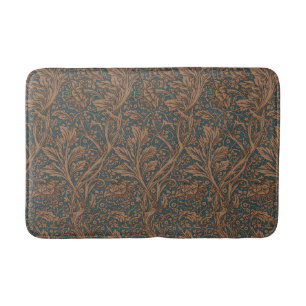 Alfombrilla De Baño Patrón Floral Clásico Arcadia de William Morris