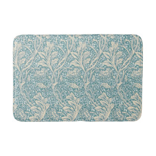 Alfombrilla De Baño Patrón floral clásico de Arcadia de William Morris