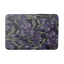 Alfombrilla De Baño Patrón floral estético sin costuras