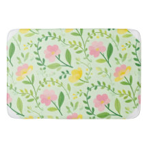 Patrón floral pastel de primavera