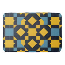 Patrón geométrico abstracto con colores vibrantes