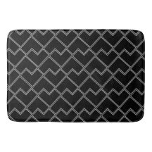 Patrón Geométrico Chic de Moda en Blanco y Negro