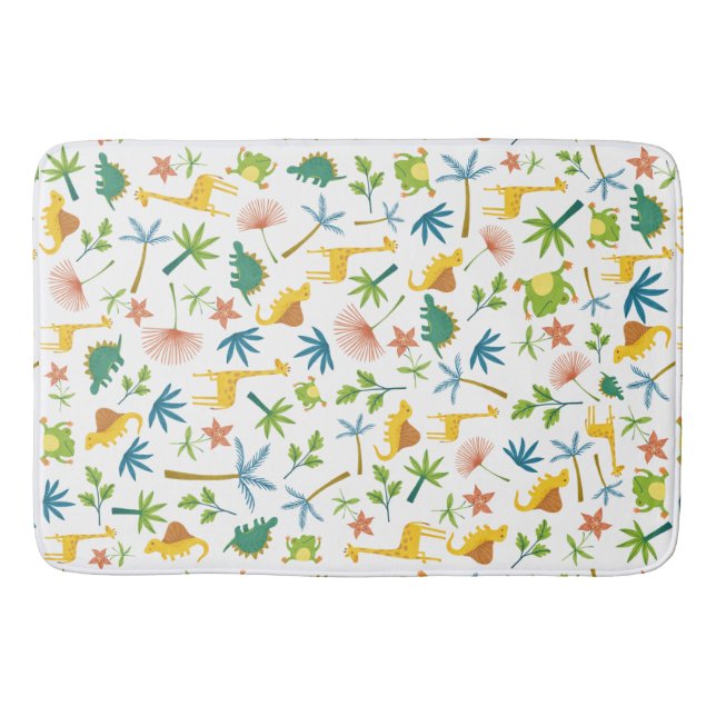 Alfombrilla De Baño Patrón moderno y elegante de jirafa de safari salv (Anverso)