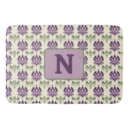 Alfombrilla De Baño Patrón motif de Lily Ornamental