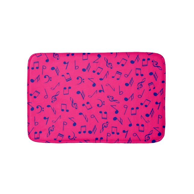 Alfombrilla De Baño Patrón musical (Anverso)
