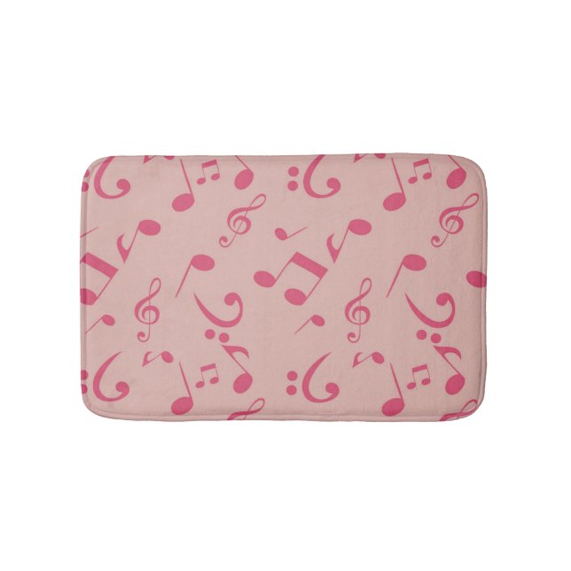 Alfombrilla De Baño Patrón musical (Anverso)