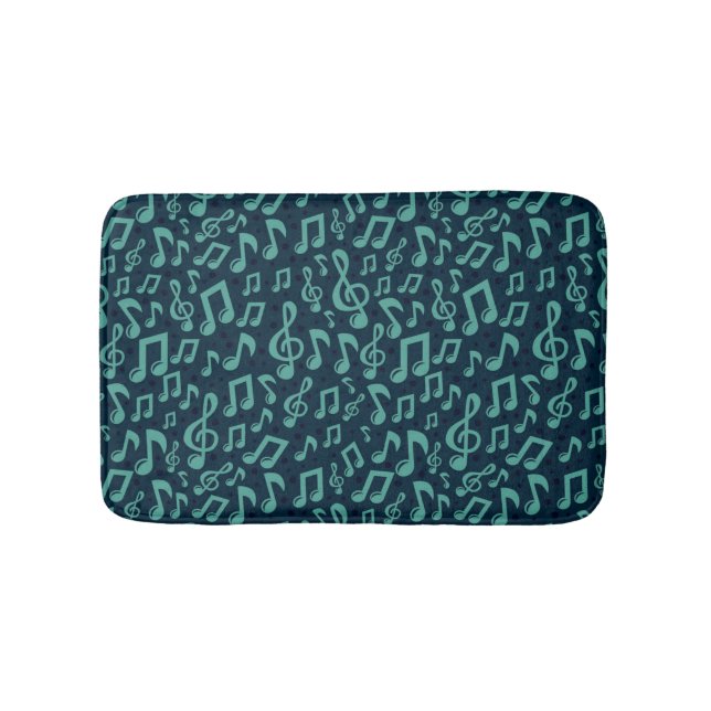 Alfombrilla De Baño Patrón musical (Anverso)