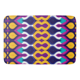 Alfombrilla De Baño Patrón simétrico funky